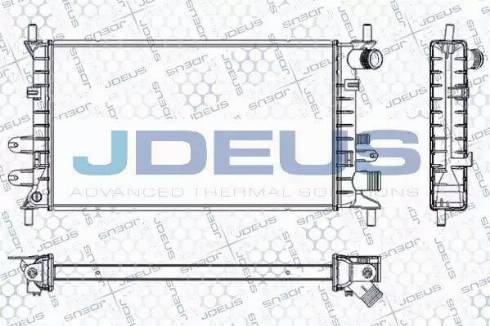 Jdeus RA0120610 - Radiator, mühərrikin soyudulması furqanavto.az