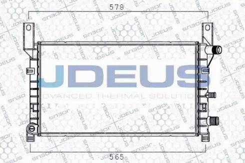 Jdeus RA0120620 - Radiator, mühərrikin soyudulması furqanavto.az