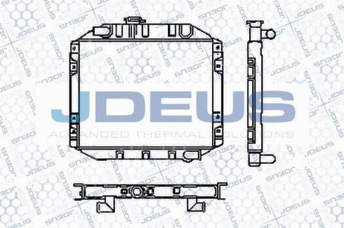 Jdeus RA0120091S - Radiator, mühərrikin soyudulması furqanavto.az