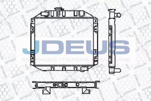 Jdeus RA0120091 - Radiator, mühərrikin soyudulması furqanavto.az