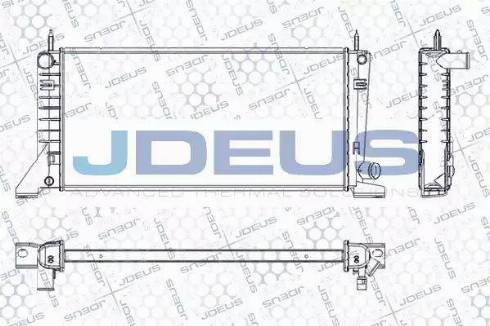 Jdeus RA0120110 - Radiator, mühərrikin soyudulması furqanavto.az