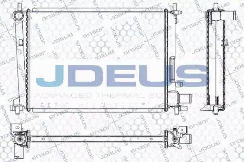 Jdeus RA0120840 - Radiator, mühərrikin soyudulması furqanavto.az