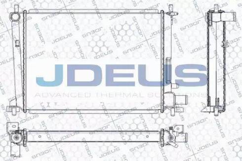 Jdeus RA0120850 - Radiator, mühərrikin soyudulması furqanavto.az
