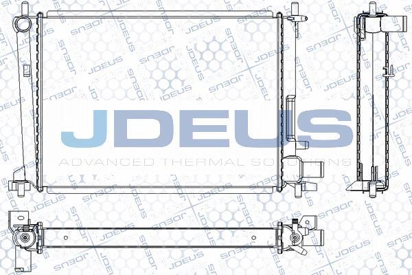 Jdeus RA0120860 - Radiator, mühərrikin soyudulması furqanavto.az