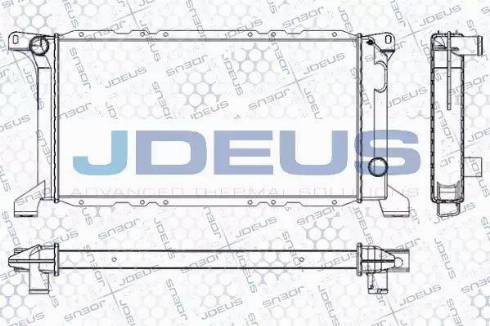 Jdeus RA0120810 - Radiator, mühərrikin soyudulması furqanavto.az