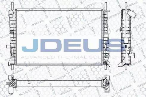 Jdeus RA0120870 - Radiator, mühərrikin soyudulması furqanavto.az