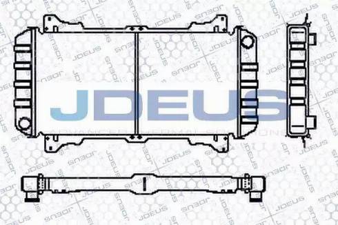 Jdeus RA0120350 - Radiator, mühərrikin soyudulması furqanavto.az