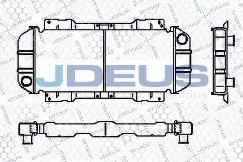 Jdeus RA0120330 - Radiator, mühərrikin soyudulması furqanavto.az