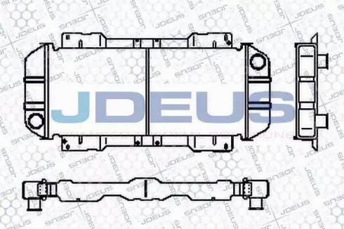 Jdeus RA0120331 - Radiator, mühərrikin soyudulması furqanavto.az