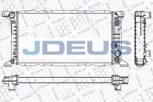 Jdeus RA0120790 - Radiator, mühərrikin soyudulması furqanavto.az