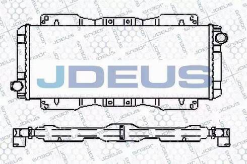 Jdeus RA0120740 - Radiator, mühərrikin soyudulması furqanavto.az