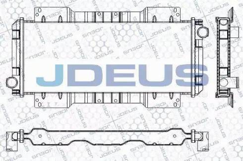 Jdeus RA0120741 - Radiator, mühərrikin soyudulması furqanavto.az