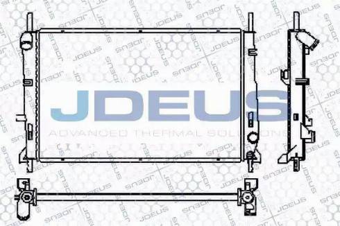 Jdeus RA0120750 - Radiator, mühərrikin soyudulması furqanavto.az