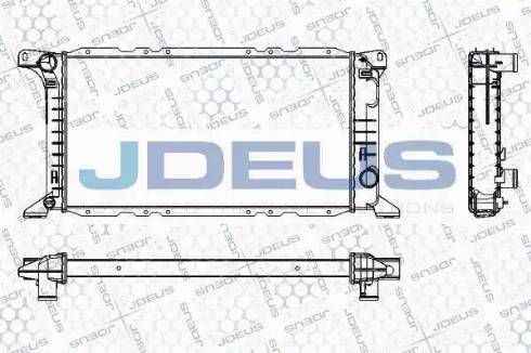 Jdeus RA0120780 - Radiator, mühərrikin soyudulması furqanavto.az