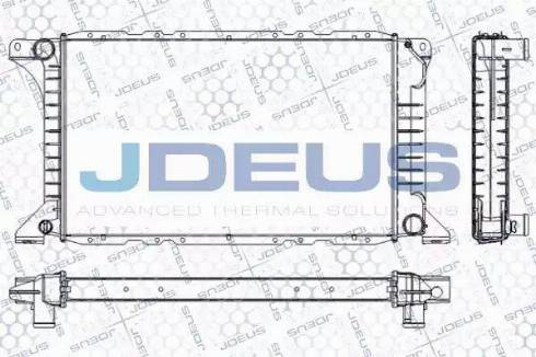 Jdeus RA0120770 - Radiator, mühərrikin soyudulması furqanavto.az