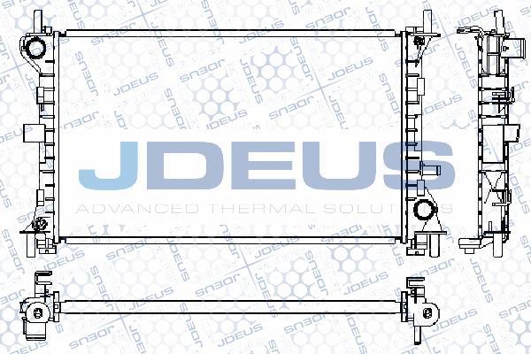 Jdeus RA0121050 - Radiator, mühərrikin soyudulması furqanavto.az