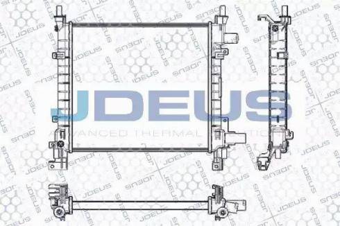 Jdeus RA0121001 - Radiator, mühərrikin soyudulması furqanavto.az