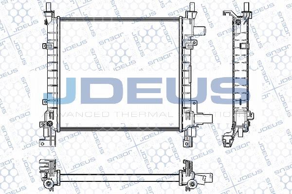 Jdeus RA0121002 - Radiator, mühərrikin soyudulması furqanavto.az