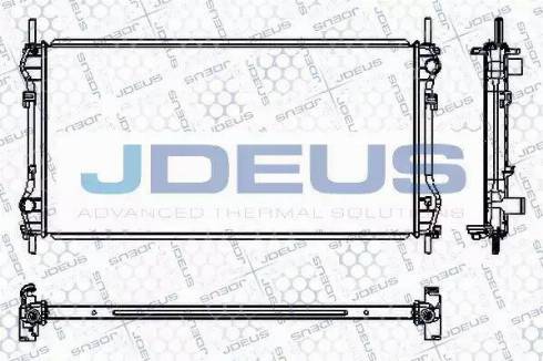 Jdeus RA0121020 - Radiator, mühərrikin soyudulması furqanavto.az