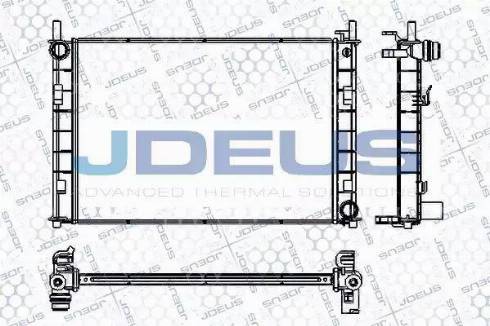 Jdeus RA0121070 - Radiator, mühərrikin soyudulması furqanavto.az