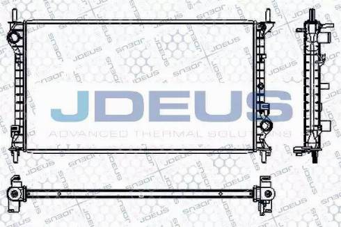 Jdeus RA0121100 - Radiator, mühərrikin soyudulması furqanavto.az