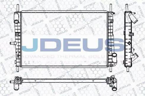 Jdeus RA0121120 - Radiator, mühərrikin soyudulması furqanavto.az