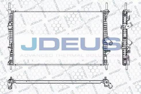 Jdeus RA0121250 - Radiator, mühərrikin soyudulması furqanavto.az