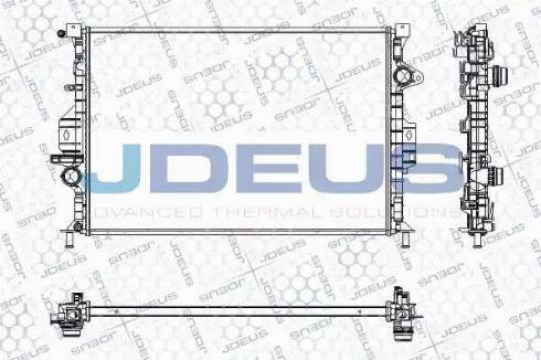 Jdeus RA0121200 - Radiator, mühərrikin soyudulması furqanavto.az