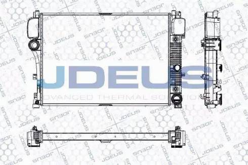 Jdeus RA0170960 - Radiator, mühərrikin soyudulması furqanavto.az