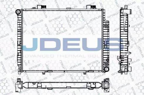 Jdeus RA0170910 - Radiator, mühərrikin soyudulması furqanavto.az