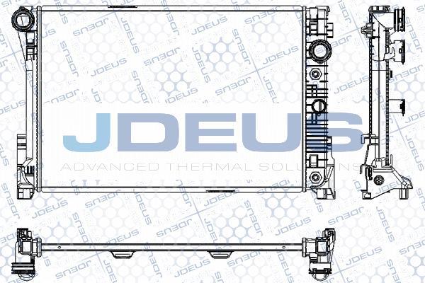 Jdeus RA0170920 - Radiator, mühərrikin soyudulması furqanavto.az