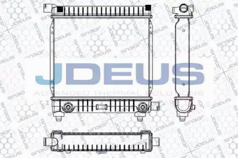 Jdeus RA0170140 - Radiator, mühərrikin soyudulması furqanavto.az