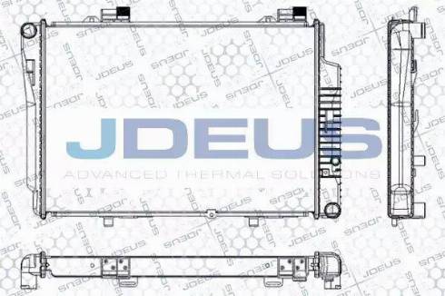 Jdeus RA0170340 - Radiator, mühərrikin soyudulması furqanavto.az