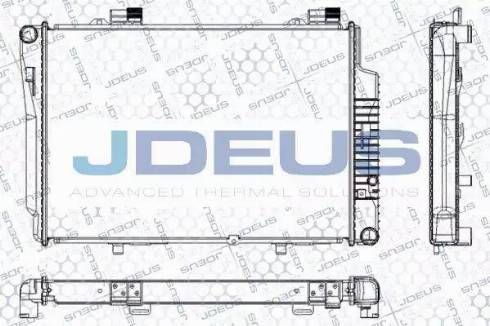 Jdeus RA0170360 - Radiator, mühərrikin soyudulması furqanavto.az