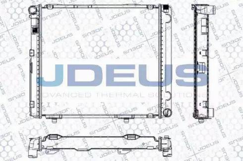 Jdeus RA0170300 - Radiator, mühərrikin soyudulması furqanavto.az