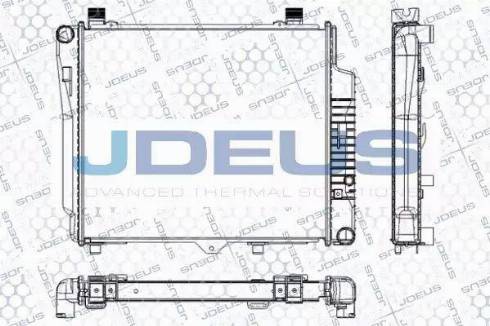 Jdeus RA0170380 - Radiator, mühərrikin soyudulması furqanavto.az