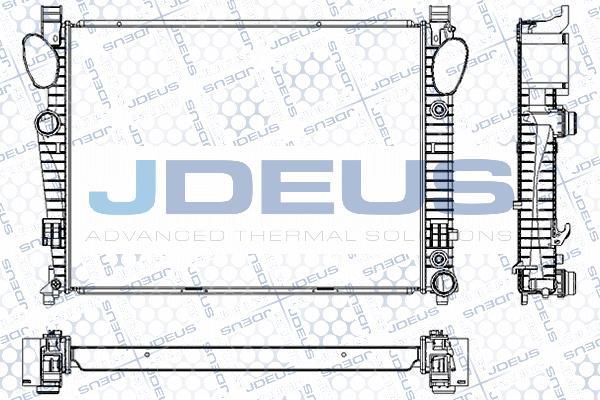 Jdeus RA0170710 - Radiator, mühərrikin soyudulması furqanavto.az