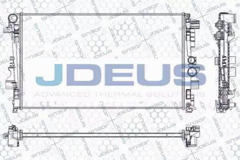 Jdeus RA0170780 - Radiator, mühərrikin soyudulması furqanavto.az