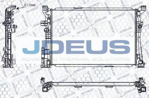 Jdeus RA0171030 - Radiator, mühərrikin soyudulması furqanavto.az