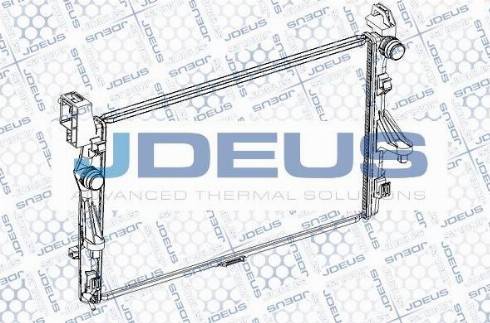 Jdeus RA0171110 - Radiator, mühərrikin soyudulması furqanavto.az