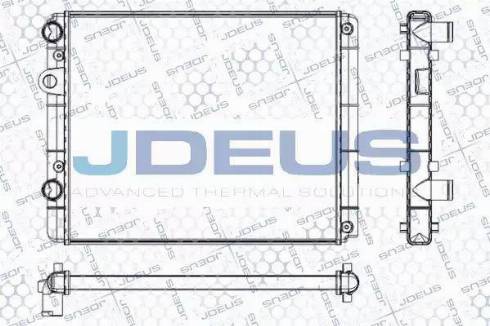 Jdeus RA0300400 - Radiator, mühərrikin soyudulması furqanavto.az
