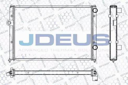 Jdeus RA0300431 - Radiator, mühərrikin soyudulması furqanavto.az