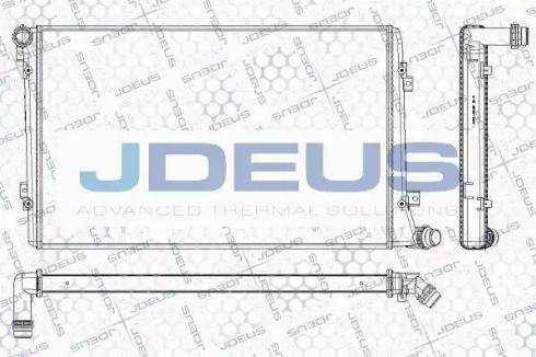Jdeus RA0300500 - Radiator, mühərrikin soyudulması furqanavto.az
