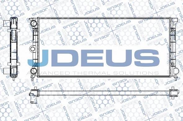 Jdeus RA0300161 - Radiator, mühərrikin soyudulması furqanavto.az