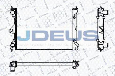 Jdeus RA0300171 - Radiator, mühərrikin soyudulması furqanavto.az