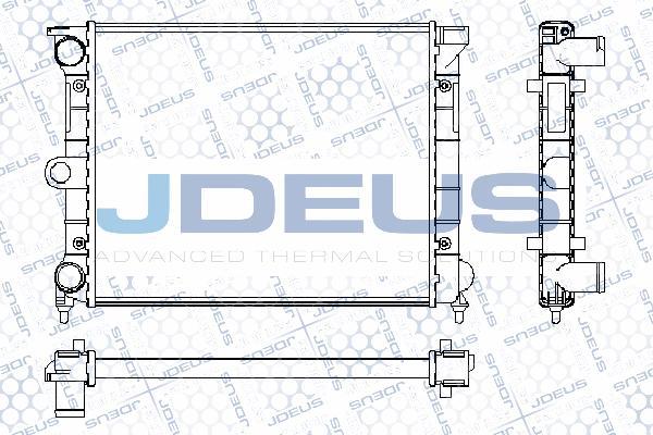 Jdeus RA0300390 - Radiator, mühərrikin soyudulması furqanavto.az