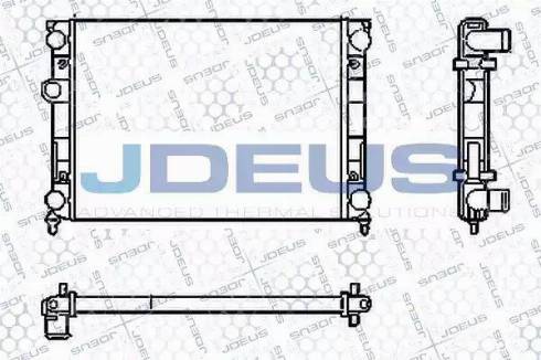 Jdeus RA0300380 - Radiator, mühərrikin soyudulması furqanavto.az