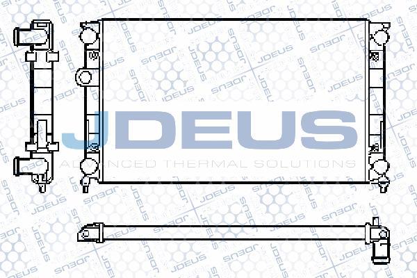 Jdeus RA0300370 - Radiator, mühərrikin soyudulması furqanavto.az