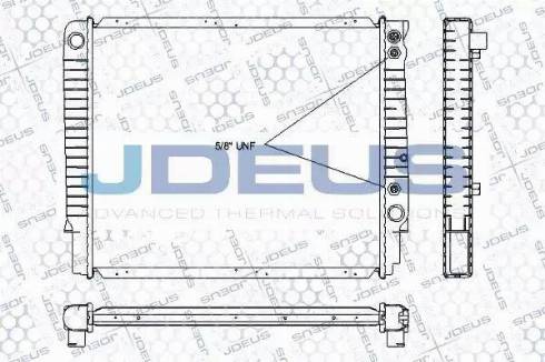 Jdeus RA0310460 - Radiator, mühərrikin soyudulması furqanavto.az