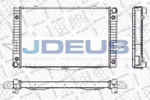 Jdeus RA0310480 - Radiator, mühərrikin soyudulması furqanavto.az